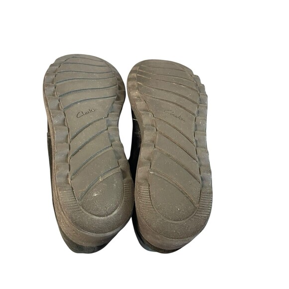 Clarks Boots Womens 8.5 M Sharon Hop Chukka‎ Black Lace Up Ankle Top 26138707 - Picture 7 of 9